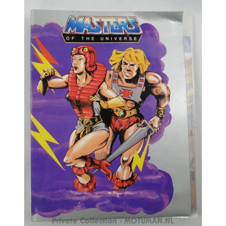 He-man A4 2-ring binder, Mattel 1986